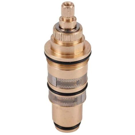 Thermostatische Duscharmatur aus Messing mit Kartusche und Griff für Duschmischer