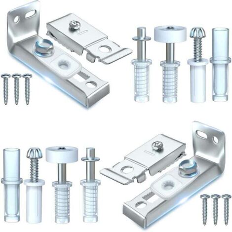 Türbeschlag-Reparaturset – 2-teiliges Ersatzteilset: Ein 3/8"-Drehpunkt, ein 7/8"-Führungsrad, für Falttüren, Akkordeontüren und Scheunentüren