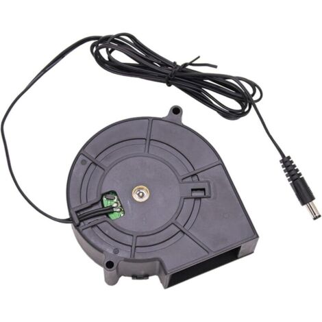 Kompakter 12V 2,94A Turboventilator mit Radialdesign für schnellstartende Außenlüftungssysteme, Metallbearbeitungswerkzeuge, Hochgeschwindigkeits-Radialventilator