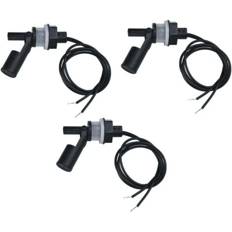 Set mit 3 Wasserstandssensoren, Schwimmerschalter für Pumpe, automatischer Wasserstandsschalter für Aquarium und Schwimmbad