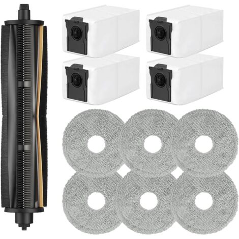 Zubehör für Dreame L40 Ultra AE, L10s Pro Ultra Gen 2, L40 Ultra, X40 Ultra, L10s Ultra, L10s Pro Ultra HEAT: 4 Beutel, 1 TriCut-Bürste, 6 Wischmopp-Pads