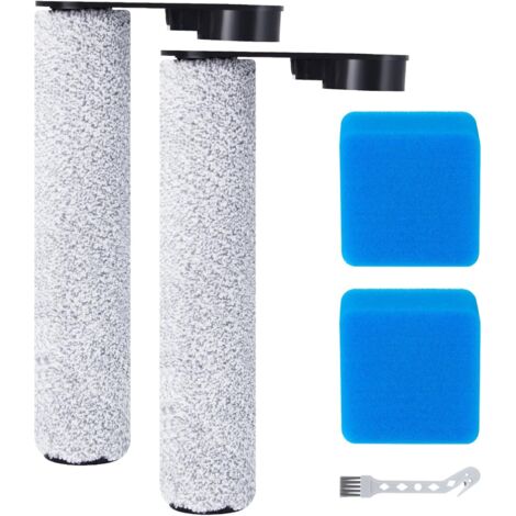 Bürstenwalze und Filter für JONR ED12 Staubsauger, für Eureka NEW430 Nass- und Trockensauger, Ersatzteile mit 2 Bürstenwalzen, 2 Filtern und 1 Reinigungsbürste