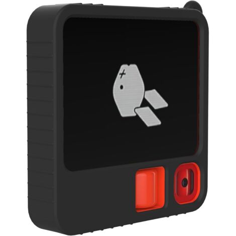 Silikonhülle Für Rabbit R1 Ai-Gerät, Vollständige Schutzhülle, Hautfreundlich, Schmutz- Und Stöße, 5 Farben (Schwarz) (1/5)
