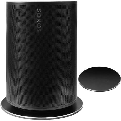 Sonos Era 100 Halterung, Tischständer mit integriertem Kabelmanagement, Zubehör für Smart-Home-Lautsprecher (Schwarz, Jsdz), 1 Stück