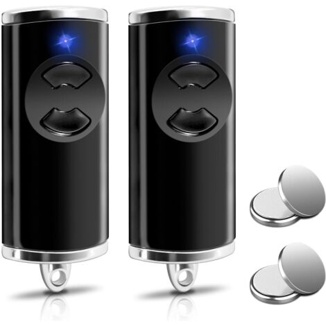 868,3 MHz Garagentoröffner für Hörmann BS Handsender, 2 Stück für HSE-4-868-BS, HSE2-868-BS, HS4-868-BS, HS1-868-BS, HSS4-868-BS, HSP4-868-BS Garagentoröffner, 2 Kanäle