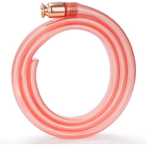 Saugschlauch, 1,8 m lange Kraftstoffsaugpumpe, 3/4-Zoll-Pumpenschlauch, manuelle Saugpumpe für Benzin/Kraftstoff/Wasser (Orange) (1/5)