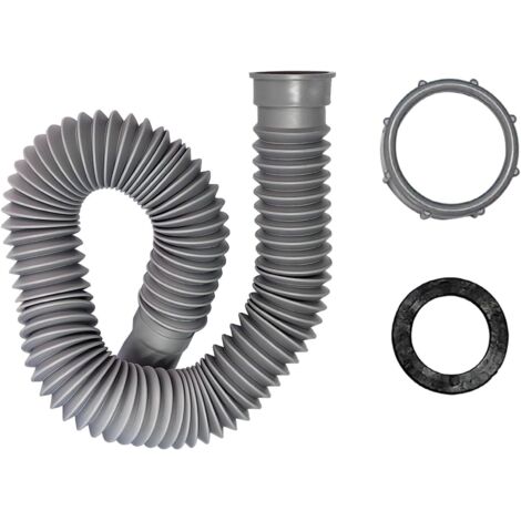 Flexibler Abflussschlauch, Anschluss für Küchenspüle und Badezimmer, 45 mm Innengewinde, ausziehbar von 370 mm bis 700 mm (1/5)