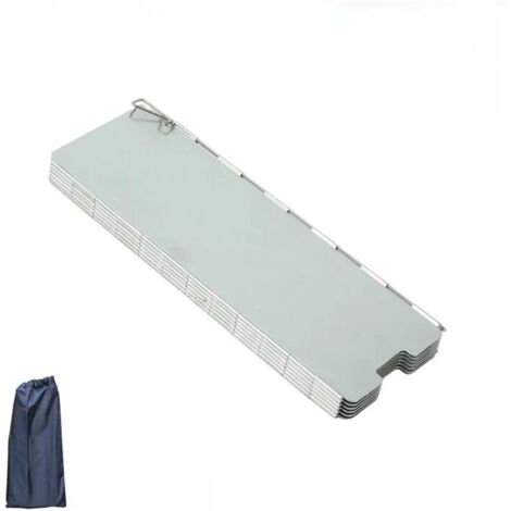 Windschutz für Campingkocher, faltbarer Windschutz für Gaskocher, Windschutz für Outdoor-Camping, Aluminiumlegierung, winddicht für Brenner