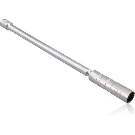 14-mm-Zündkerzensteckschlüssel, 3/8"-Magnetzündkerzenschlüssel, Zwölfkant-Magnetzündkerzensteckschlüssel mit Gelenk, Universalzündkerzenschlüssel (lang) (1/5)