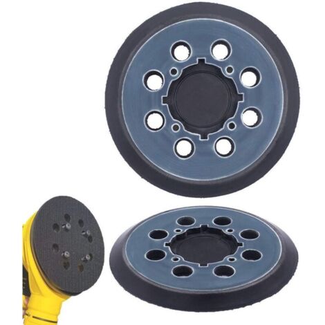 125-mm-Schleifteller für Dewalt, 5-Zoll-Schleifteller mit 8 Löchern für DWE6421, 6421K, DWE6423, 6423K, DCW210B, DWE64233 und N329079, Klett-Ersatzteller