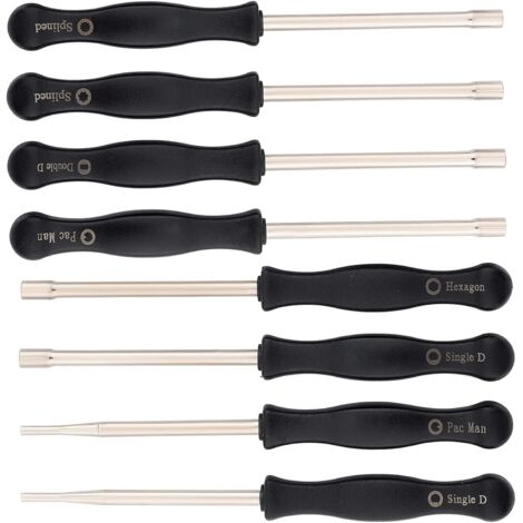 8-teiliges Vergaser-Einstellschraubendreher-Set, Vergaser-Tuning-Werkzeug kompatibel mit Poulan, Echo, Husqvarna, Craftsman, Homelite, gängigen 2-Takt-Kleinmotoren (1/5)
