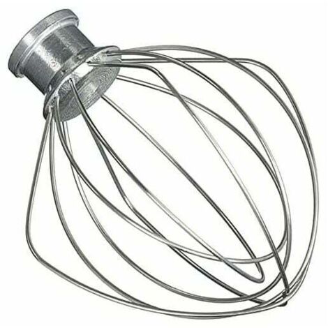 Edelstahl-Schneebesen, kompatibel mit KitchenAid K45WW WP9704329 KSM150 KSM160 K45 KSM90 Küchenmaschinen-Zubehör
