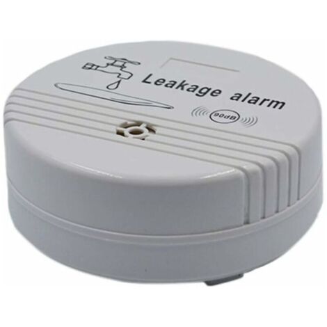 Wasserleckmelder, batteriebetriebener Wasserleckalarm, Sicherheitsalarm für Zuhause, einfach zu installierender Wasserleckmelder, 1 Stück