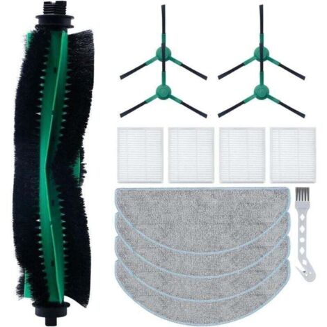 Zubehörset für iRobot Roomba Combo Essential Y0112 Y0110 Saugroboter mit Hauptbürste, Filtern und Reinigungspads (1/4)