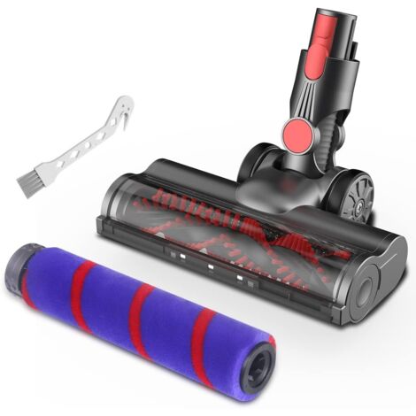 Turbobürste und weiche Walze für Dyson Staubsauger V7, V8, V10 und V11 – Reinigung von Teppichen und Hartböden – Schnelle Installation mit LED-Beleuchtung (1/5)