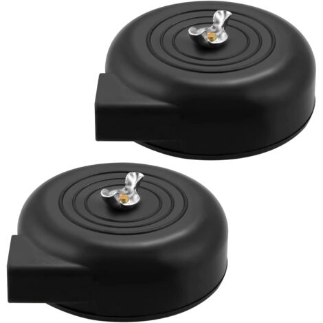 Sollbry Packung mit 2 Luftfiltern – 20-mm-Gewinde – für Luftkompressor – Schwarz (1/4)