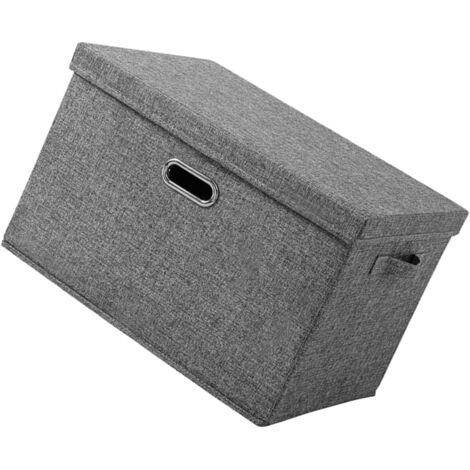 Faltbare Aufbewahrungsbox mit 15 Litern Fassungsvermögen und Deckel – Größe S (32 x 24 x 18 cm), Tragegriffe (1/5)