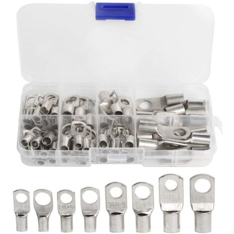 Packung mit 60 SC-Kabelschuhen aus verzinntem Kupfer – Crimp-/Lötverbinder für Kabel von 6–25 mm² – Maximale Leitfähigkeit und Sicherheit (1/5)