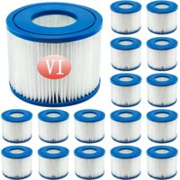 VI Filterkartusche für Bestway Spa, Ersatzfilterkartuschen für Miami Vegas Monaco BW58323, für Bestway 58239 (16 Stück)