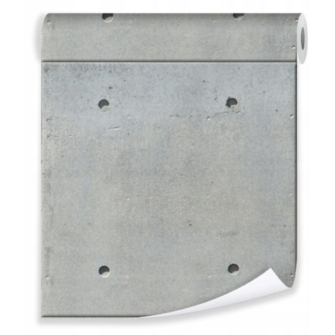 Papier peint béton 3D imitation mur loft déco murale industriel – rouleau 0,5 x 10 m intissé Wallarena