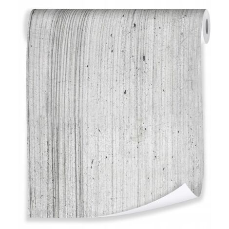 Papier peint béton loft imitation 3D décoration murale industrielle – rouleau 0,5 x 10 m intissé Wallarena