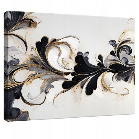 Peinture Murale sur toile fleurs abstraites pour chambre salon cuisine 60x40