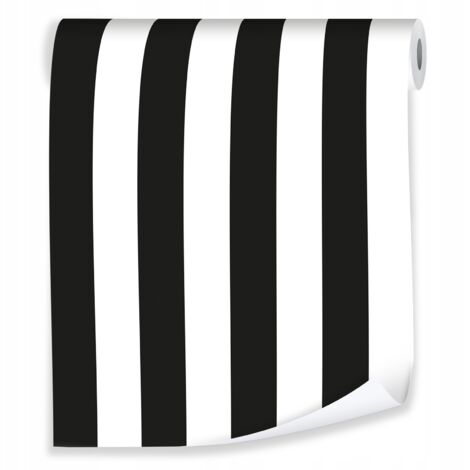 Papier peint à rayures modernes pour décorer les murs du salon ou de la chambre à coucher – rouleau 0,5 x 10 m, papier peint intissé écologique Wallarena