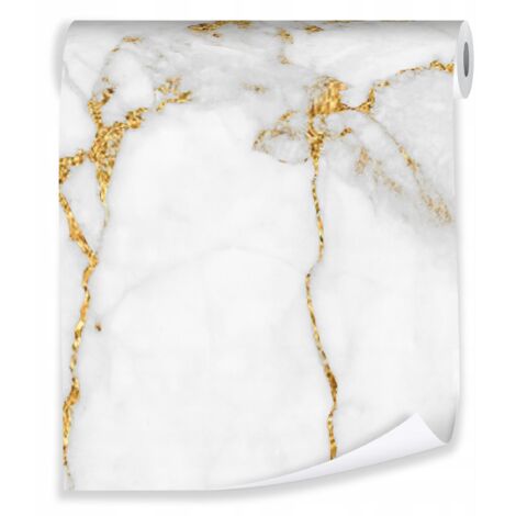 Papier peint marbre décoratif déco murale élégante salon – rouleau 0,5 x 10 m intissé Wallarena