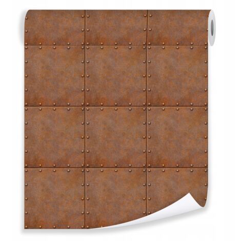 Papier peint rouille béton 3D style industriel déco murale loft – rouleau 0,5 x 10 m intissé Wallarena