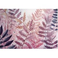 Papier peint mural feuilles de fougère nature intissé grand format design intérieur salon chambre pas cher 400x280 cm