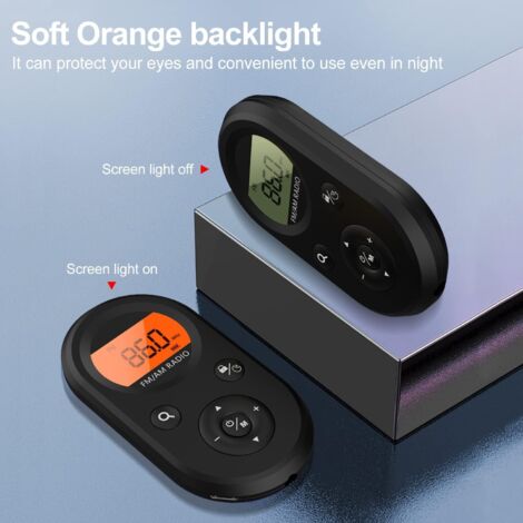 Radio portable AM/FM, radio de poche personnelle rechargeable avec ...