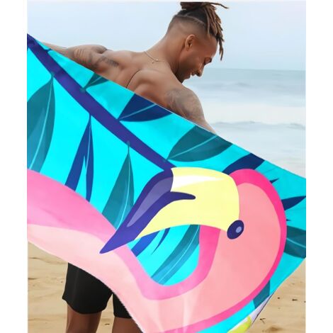 Serviette de plage XXL, serviette en microfibre, séchage rapide, légère et compacte Serviette de plage XXL, serviette en microfibre, séchage rapide, légère et compacte