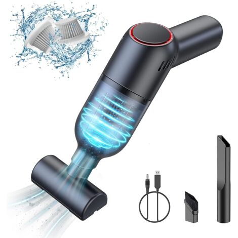 TIHOO Mini Aspirateur Sans Fil De Bureau - Portable Pour Clavier, Table, Voiture, Piles AA