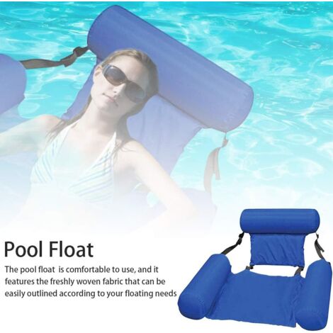 COOLJOYA Chaise Longue Gonflable Avocat – Flotteur Piscine Avec Porte-boissons, Appui-tête, Poignées – Détente Été, Plage, Lac