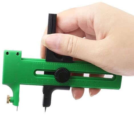 Couteau de Coupe Cercle Réglable Compas-Cutter pour Papier-Film-Cuir