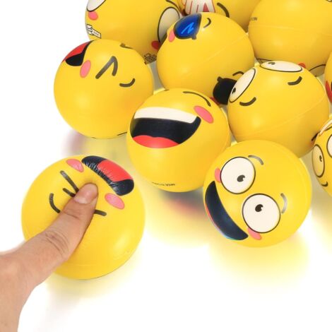 Lot De 8 Balles Magnétiques Anti-Stress - Silicone Tactile - Formes Et Couleurs Variées - Sac De Rangement