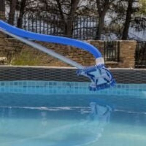 Outil de Nettoyage de Piscine PRÉNFLE de 13 Pouces, Tête D'aspiration Lestée avec Poils