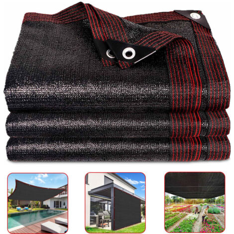 Filet pare-soleil, filet de protection solaire 75 % UV pour couverture végétale/serre/jardin/pavillon/terrasse/pelouse/5 x 10 m (1/5)