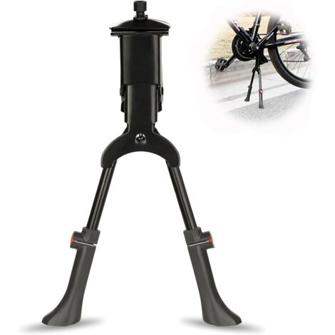 Béquille de vélo double - Hauteur réglable de 61 à 71 cm - Charge maximale : 30 kg - Pour vélo de ville, VTT et vélos de trekking (1/5)