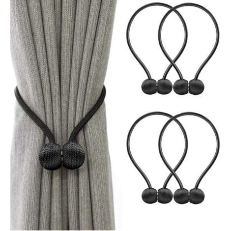 Embrasses De Rideaux Magnétiques De Style Nordique, Décoratives En Corde Tissée, Pour Rideaux De Fenetre De Maison Et De Bureau Cafe Et Beige 92919185