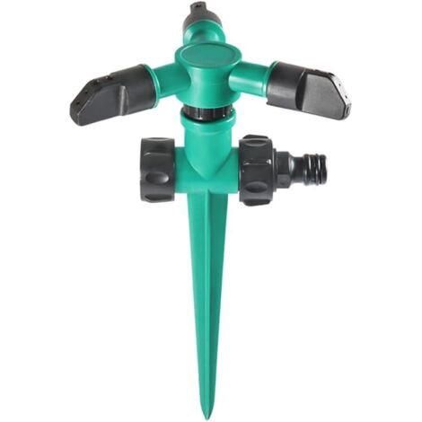 Dispositif d'arrosage rotatif à 360 degrés pour les amateurs de plantes d'extérieur et de jardin, vert (1/5)