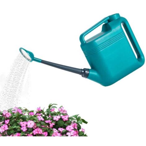 Arrosoir 5L avec Système d'Égouttement-Arrosoir Jardin Plastique, Long Bec pour Arrosage Précise - Idéal pour Potager, Balcon, Plantes en Pot et Serre