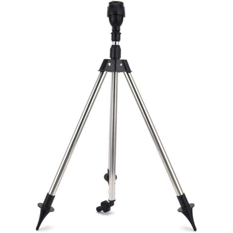 1 ensemble d'arroseurs rotatifs à 360°, pulvérisateur automatique rotatif avec support télescopique, pour jardin et pelouse (1/5)