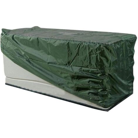 Bâche pour bac à sable, imperméable, avec cordon de serrage, tissu Oxford, vert 120 × 120 × 20 cm (1/5)