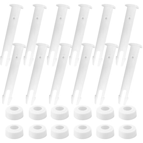 Serrures de piscine pour Intex et BW, serrures de piscine de remplacement, joints de piscine, serrures de cadre de piscine (12 pièces) (1/5)