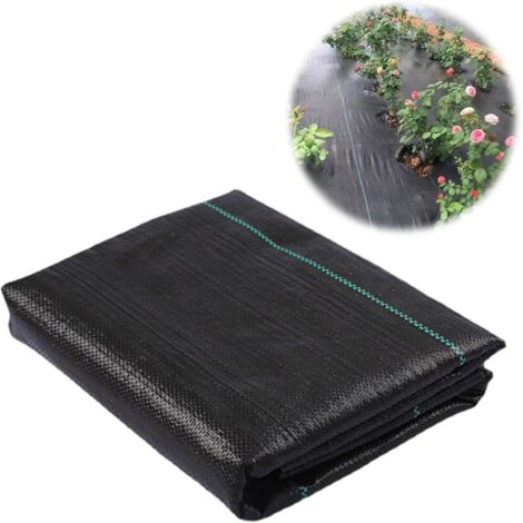 Toile anti-mauvaises herbes, toile anti-mauvaises herbes pour allées de jardin et aménagement paysager, 70 g/m², 2 x 5 m (1/5)