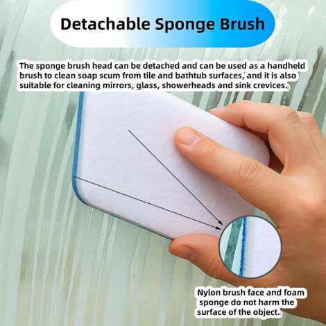Brosse pour Joints de carrelage Orange/Bleu - Brosse innovante pour