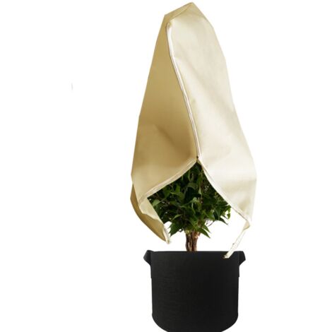 Bâche de protection pour plantes d'hiver, bâche non tissée pour la protection des plantes contre le gel (100 x 120 cm) (1/5)