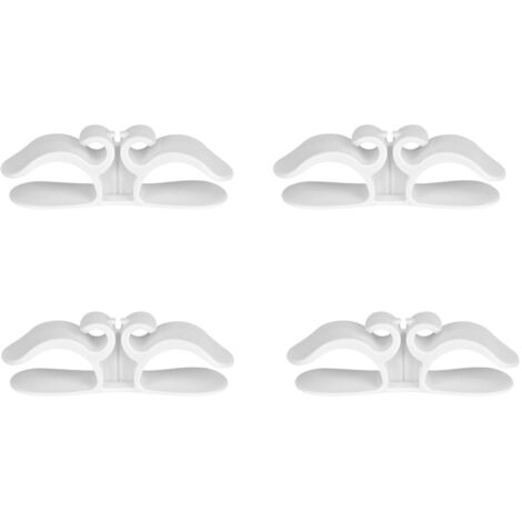 Organisateur de cordon de cuisine, 9,6 x 3 cm, petit enrouleur de cordon multifonctionnel pour appareils de cuisine, blanc, 4 pièces. (1/5)