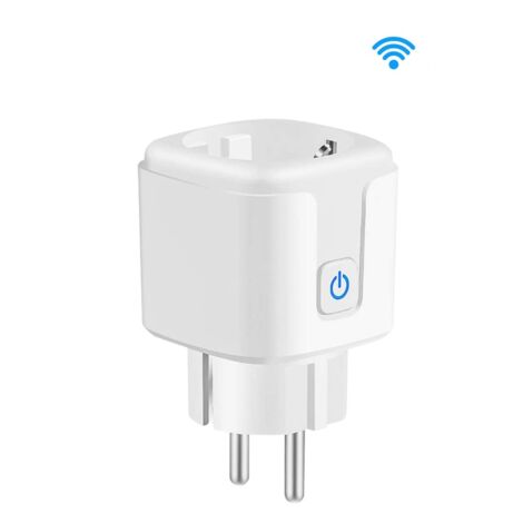 Prise intelligente WiFi pour minuterie de commande à distance vocale sans fil, adaptée à la vie de maison intelligente, 20A, 1 pièce. (1/5)